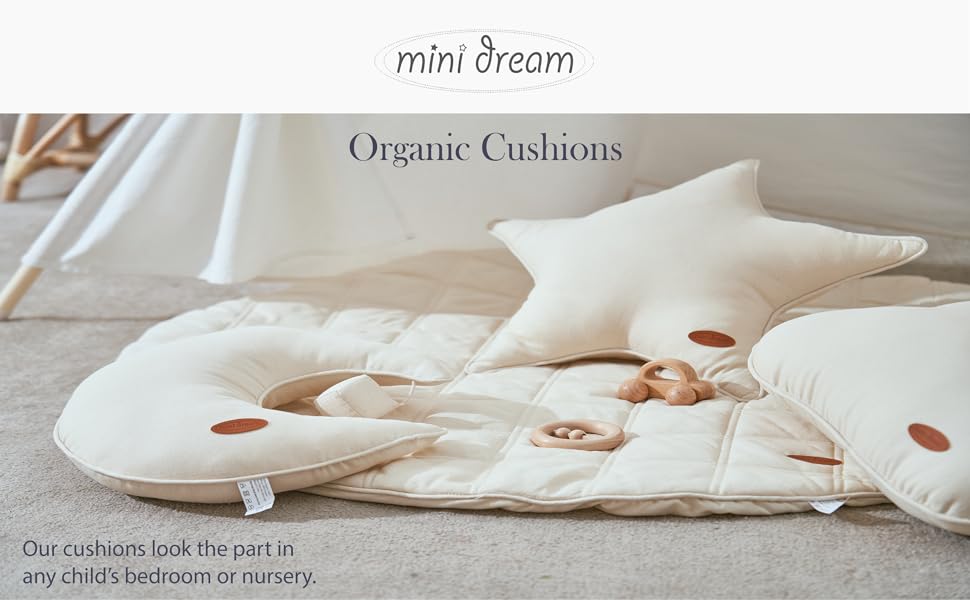 Minidream organic cushions