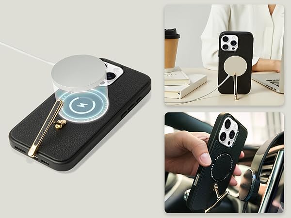 CUSTYPE iPhone 16proMax ケース　ブラック Amazon.com: CUSTYPE for iPhone 16 Pro Max Wallet Case with