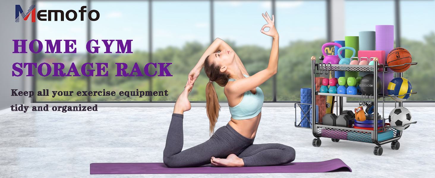 workout equipment storage