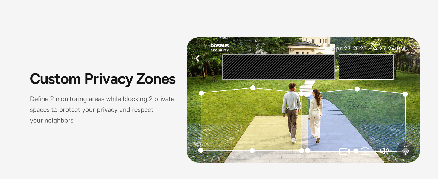 Baseus Solar Security Cameras Wireless Outdoor S1 Lite, 2K QHD Solocam home security cameras wireless outdoor