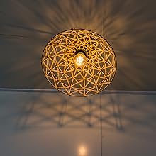 rattan rope ceiling lampshades kitchen lamp shade