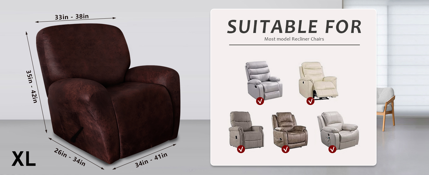 molasofa Recliner Chair Covers Large Size Oversized 4