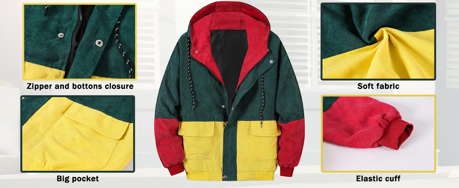 Details of Long Sleeve Jacket for Men