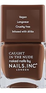 nude nail polish with colour-matched cap