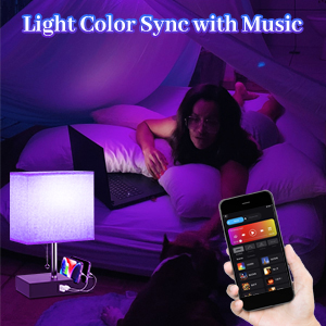 RGB smart lamp for bedroom