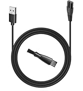 uijino USB Charging Cable Compatible with Brightup Beard Trimmer, 5V Charger for Brightup Hair Cl...