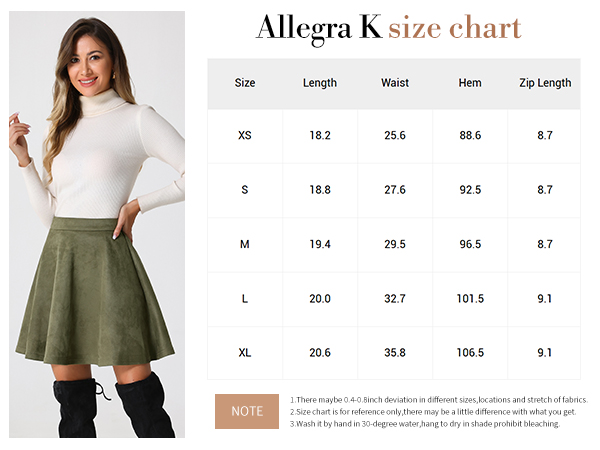 Amazon.com: Allegra K Faux Suede Skirt for Women's Basic