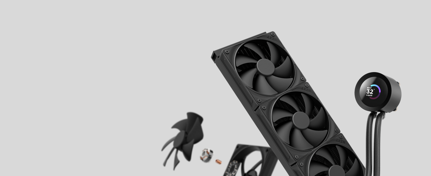 NZXT Kraken Plus 240 – Black - Green Apple Compunet