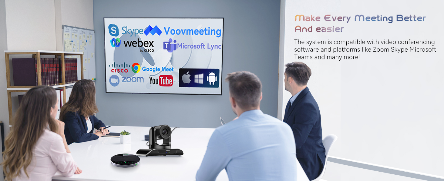 Conference room camera system with bluetooth speakerphone