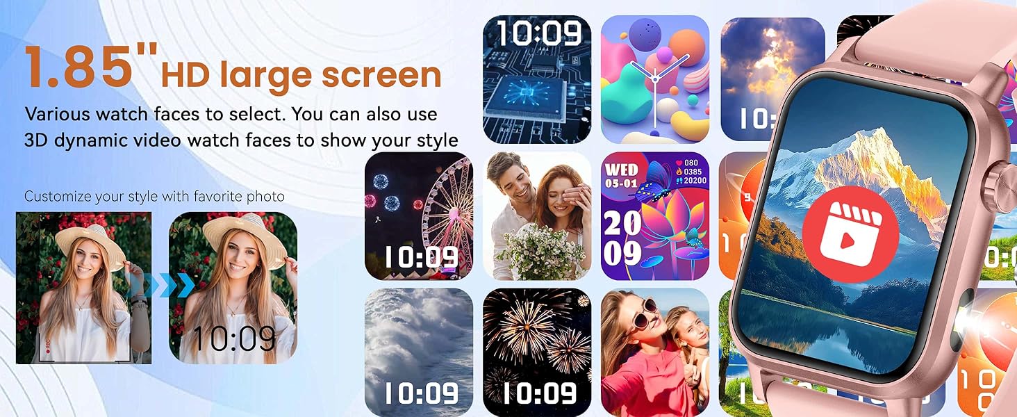 1.85‘’ HD Large Screen