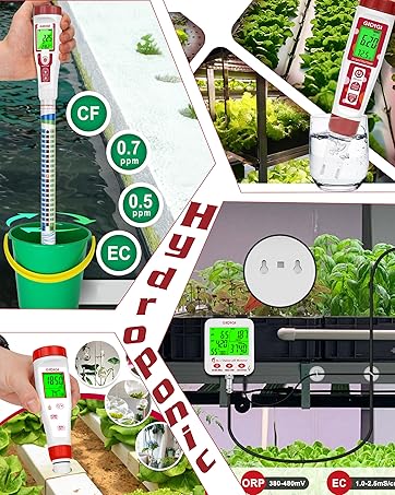 ph ec meter for hydroponic