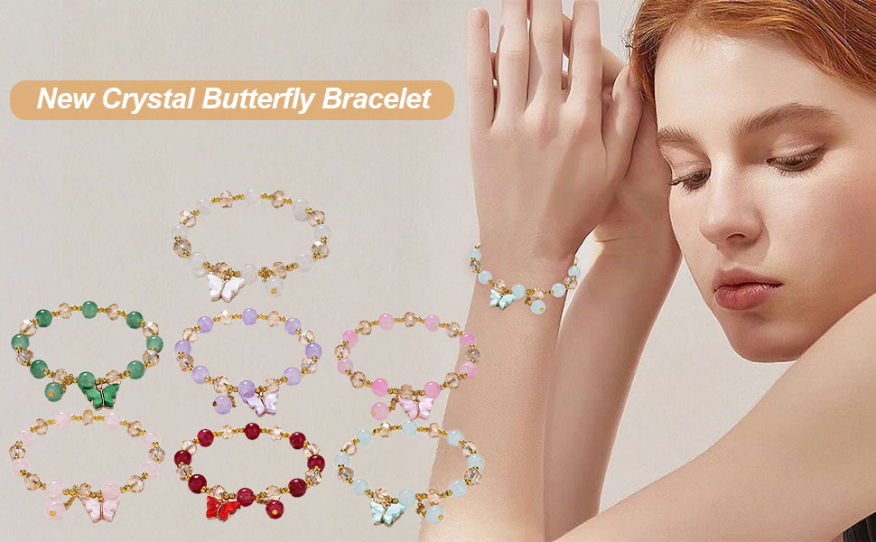 Crystal Butterfly bracelet