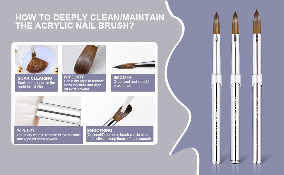 acrylic nail brush 