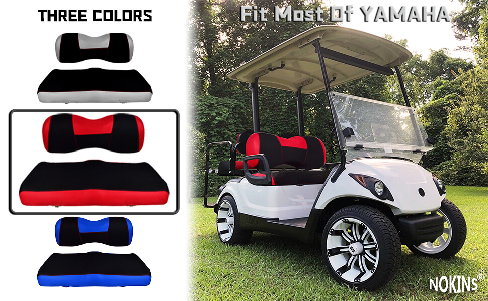 NOKINS Golf Cart Y Type Seat Cover Kit,Fits for Yamaha Drive and Drive