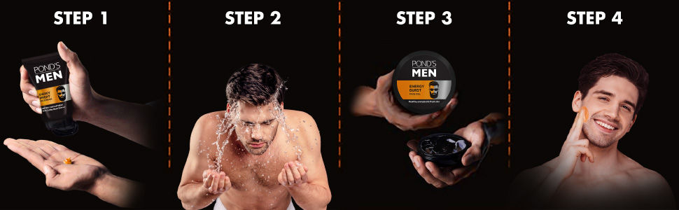 Pond's Men Energy Burst Face Gel, 55 g