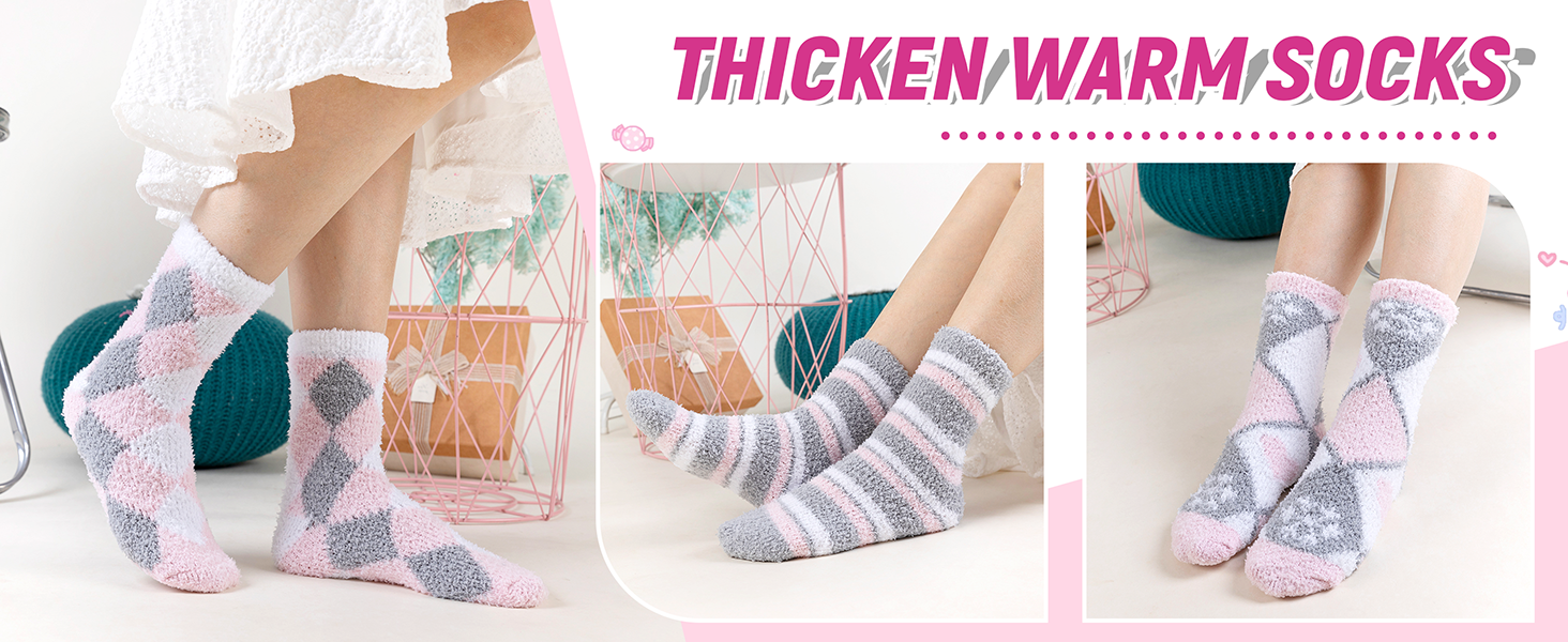 fuzzy socks for women