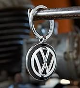 TROIKA Schlüsselanhänger KEYRING - KR16-05/VW VW-Emblem 1 Schlüsselring zusätzlich Official licen...