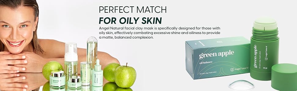 kaolin clay mask stick blackhead remover acne organic skincare natural face green tea treatment