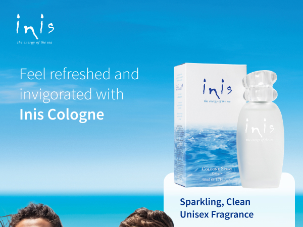 feel refreshed and invigorated with inis cologne
