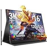 UPERFECT OLED モバイルモニター 16インチ 3K Amazon.com: UPERFECT OLED Portable Monitor 16