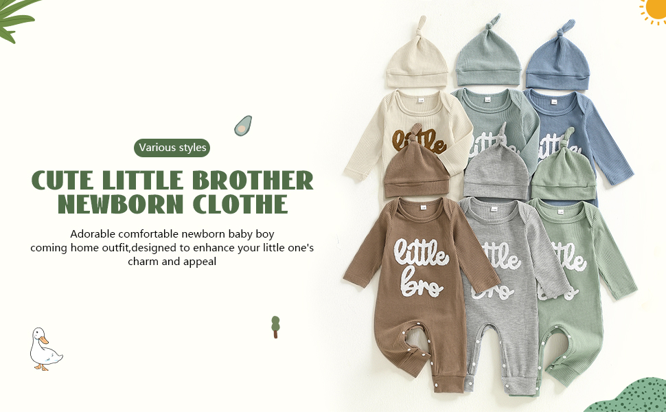 Adorable comfortable newborn baby boy coming home outfit,designed to enhance your little one&#39;s charm