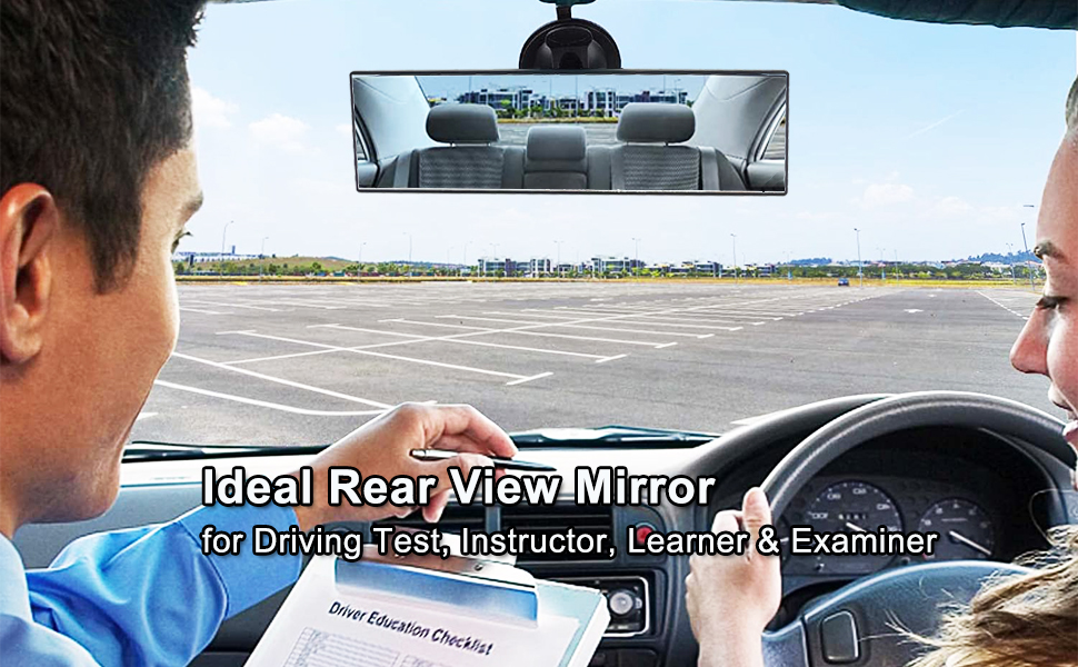 KITBEST Rear View Mirror for Driving Test, Driving Instructor Mirror