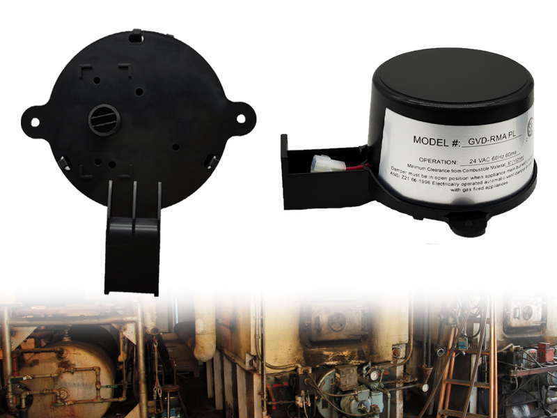 46491600 Vent Damper Motor Assembly, GVDRAM PL Boiler Damper Motor