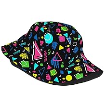 帽子 90's aigle check bucket hat archive 90's Bucket Hat, Two Tone, Monochrome Check, Black and White
