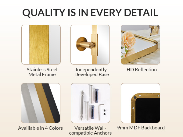 yon.mam ページ Amazon.com: MOON MIRROR Brushed Gold Pivot Mirror,Brass Tilt