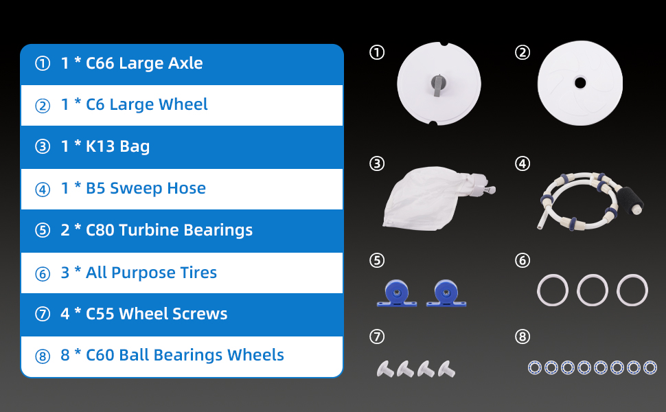 Pool Cleaner TuneUp Rebuild Kit for Polaris 280