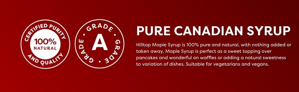 Pure Canadian Syrup Grade A