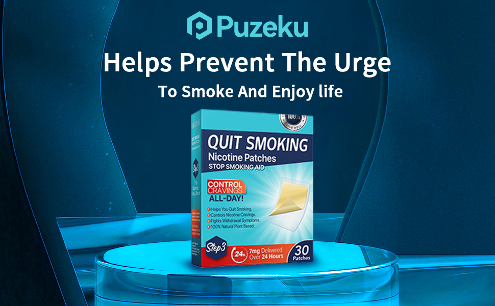 Puzeku Quit Smoking Patches Step 3 to Help Stop Smoking