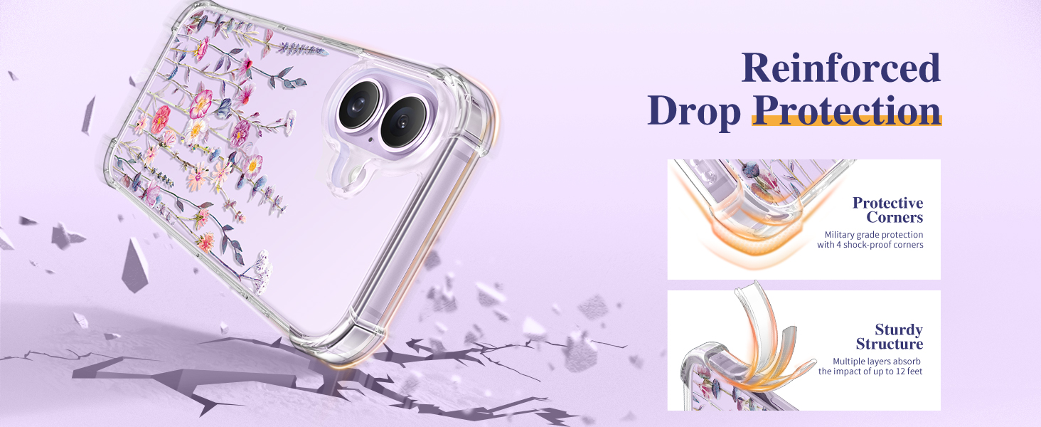 GVIEWIN Case Compatible with iPhone17 Case