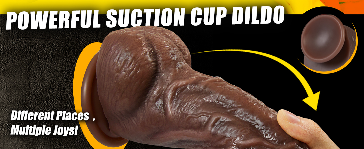 Hands-free Dildo Strong suction cup base realistic dildo  large dildos suction cup dildo