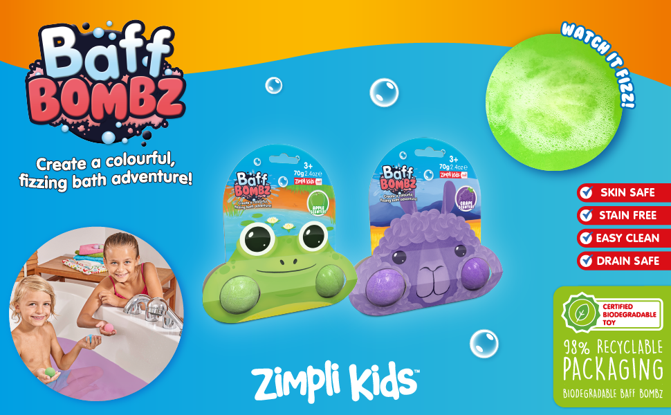 Animal 2 pack Baff Bombz