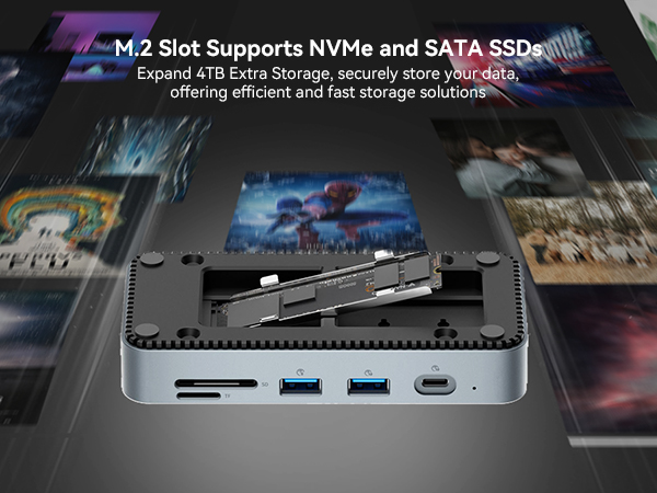 Amazon.com: Yottamaster USB C Docking Station with 4TB M.2 NVMe