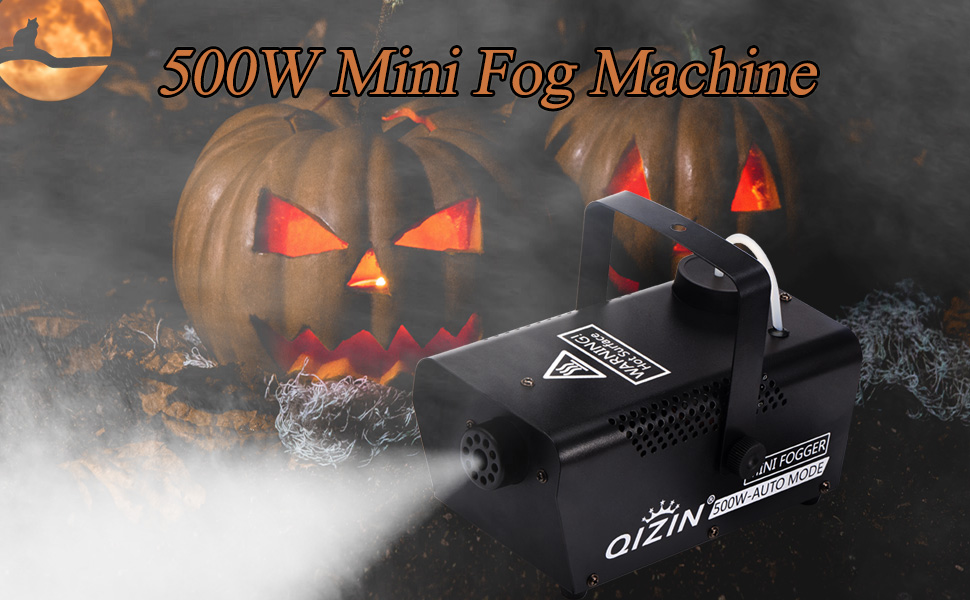 Fog Smoke Machine 500 Watt, OneKey Lock Automatic Smoke