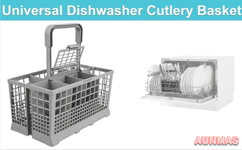 Universal Dishwasher Cutlery Basket, Multipurpose Dishwasher Silverware Basket Replacement with