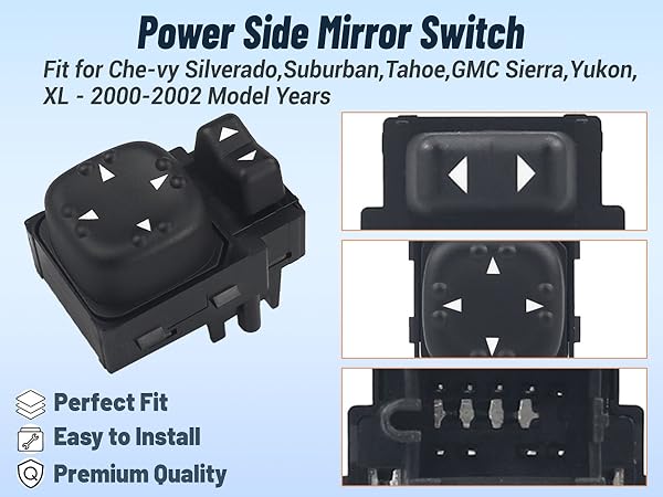 Amazon.com: Power Mirror Switch for 1999 2000 2001 2002