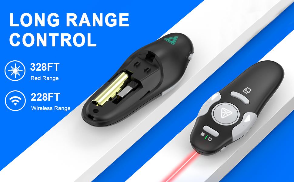 Power Point Clicker Wireless Bluetooth Presentation Clicker Presenter