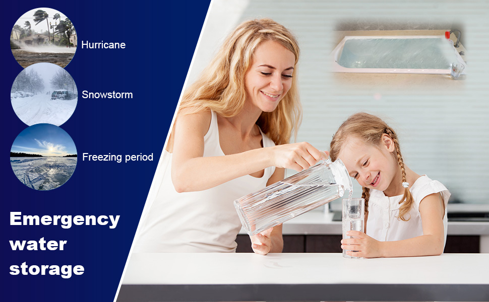 Emergency water storage