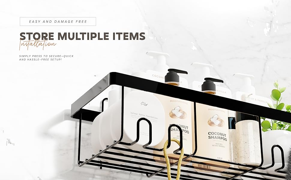 shampoo holder for bathroom