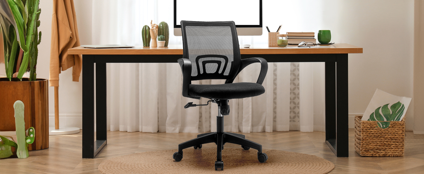 Versatile and comfortable office chair for any room, any setup of all styles.