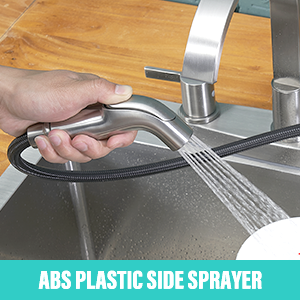 kitchen faucet with sprayer