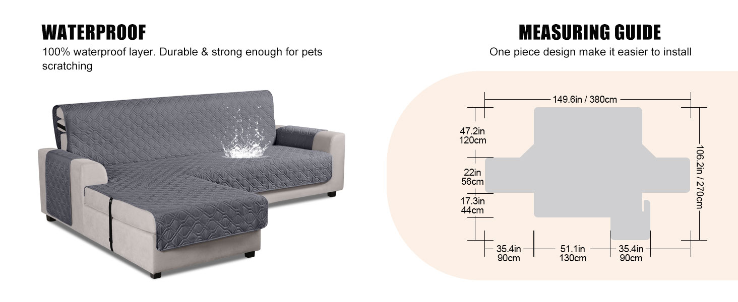 Sectional Couch cover