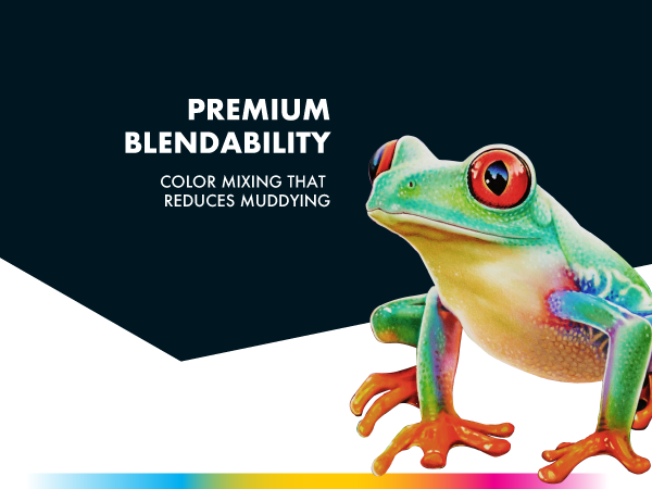 premium blendability frog mix colors shade blend shadow tin reusable sustainable markers pastels
