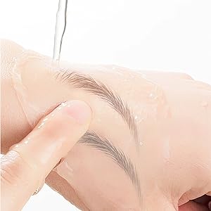 قلم تحديد الحواجب 2 في 1-2 شوكة بطرف منحني وطرف فرشاة دقيق لحواجب تشبه الشعر الطبيعي، مقاوم للماء ويدوم طويلا (بني رمادي) 10 قلم تحديد الحواجب