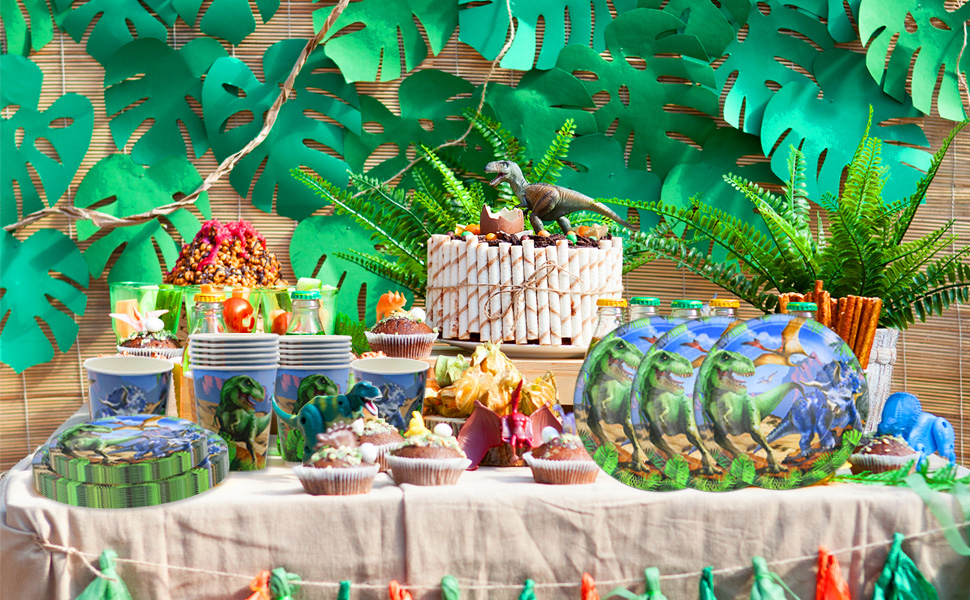 Dinosaur Plates for Birthday Party, Dinosaur Plates and