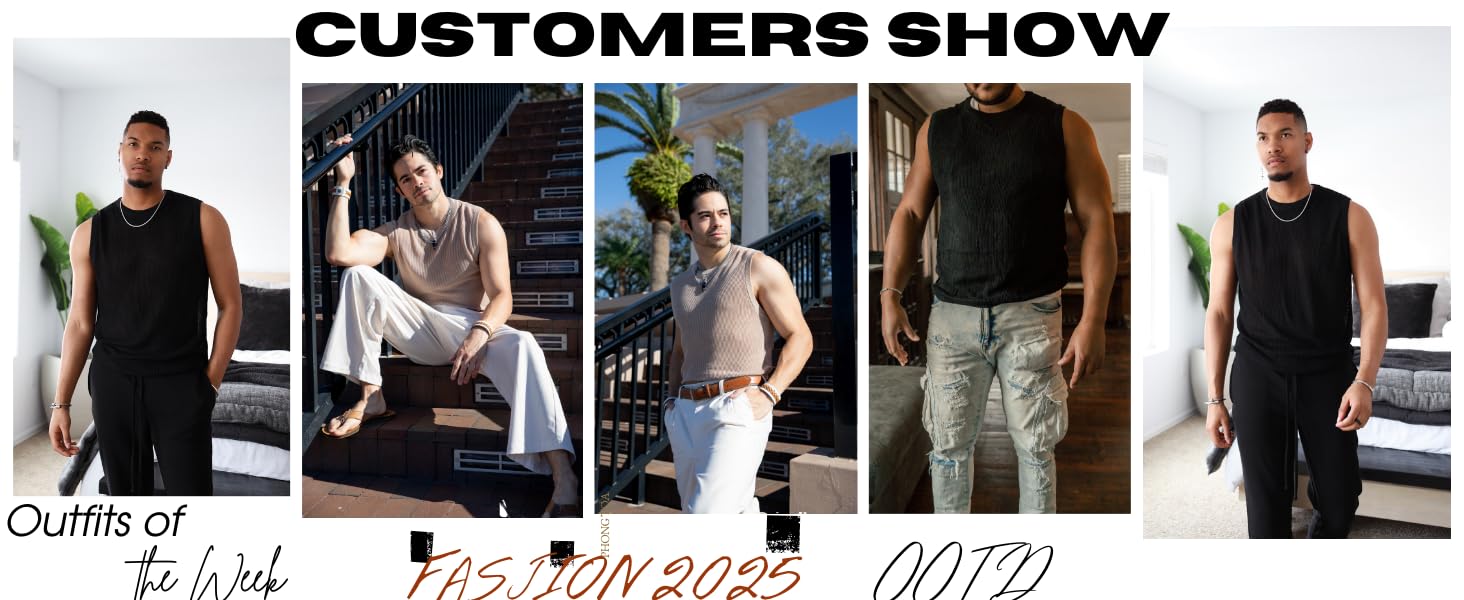 MENS KNIT TANK TOP