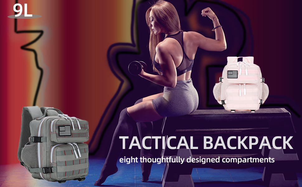 Amazon.com: 9L Mini Tactical Backpack for Men and Women